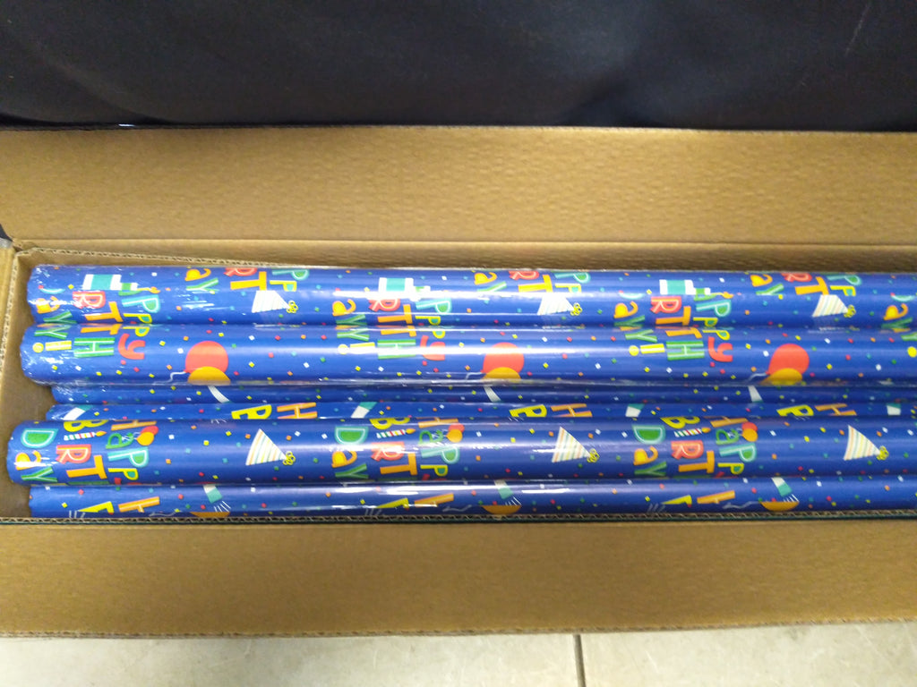 Happy Birthday Wrapping paper lot of 12