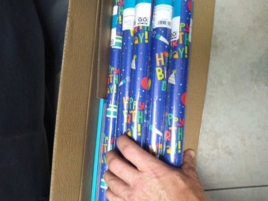 Happy Birthday Wrapping paper lot of 12