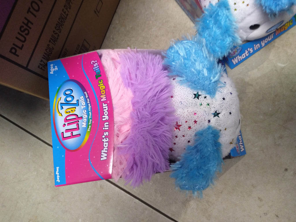 Magic Tails Lot of 2 Rainbow Kitty /Sparkle Puppy