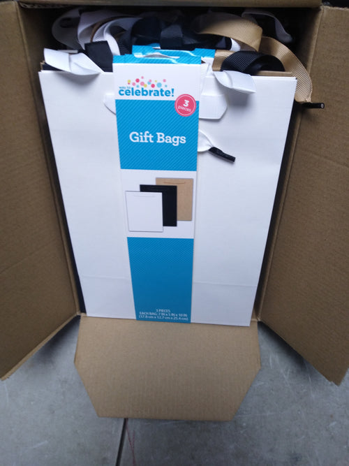 3 Pack of Gift Bags-8 sets in case-24 Bags in total