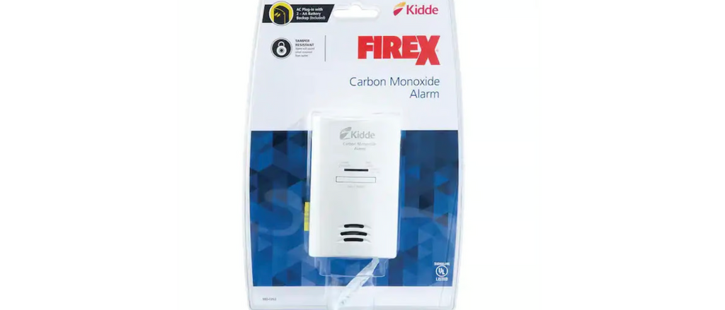 Carbon Monoxide Alarm AC Plug-In With Battery Back Up FireX kiddie lot of 10
