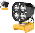 LED Work Light Compatible with Dewalt 20V Battery Waterproof